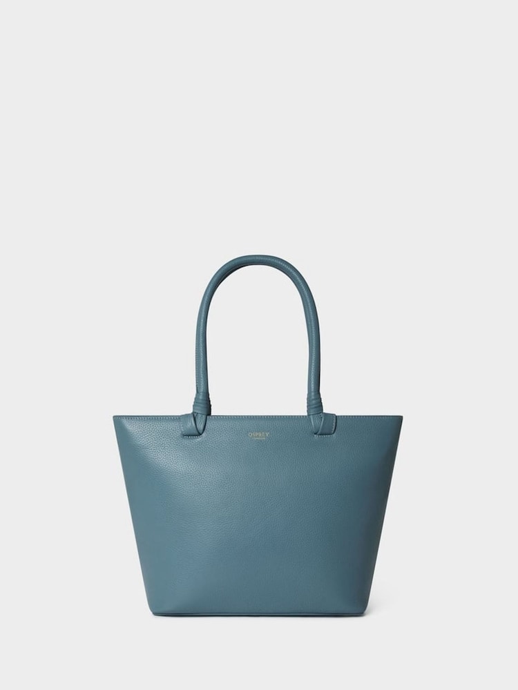 Osprey London Green The Collier Leather Tote Bag - Image 1 of 5
