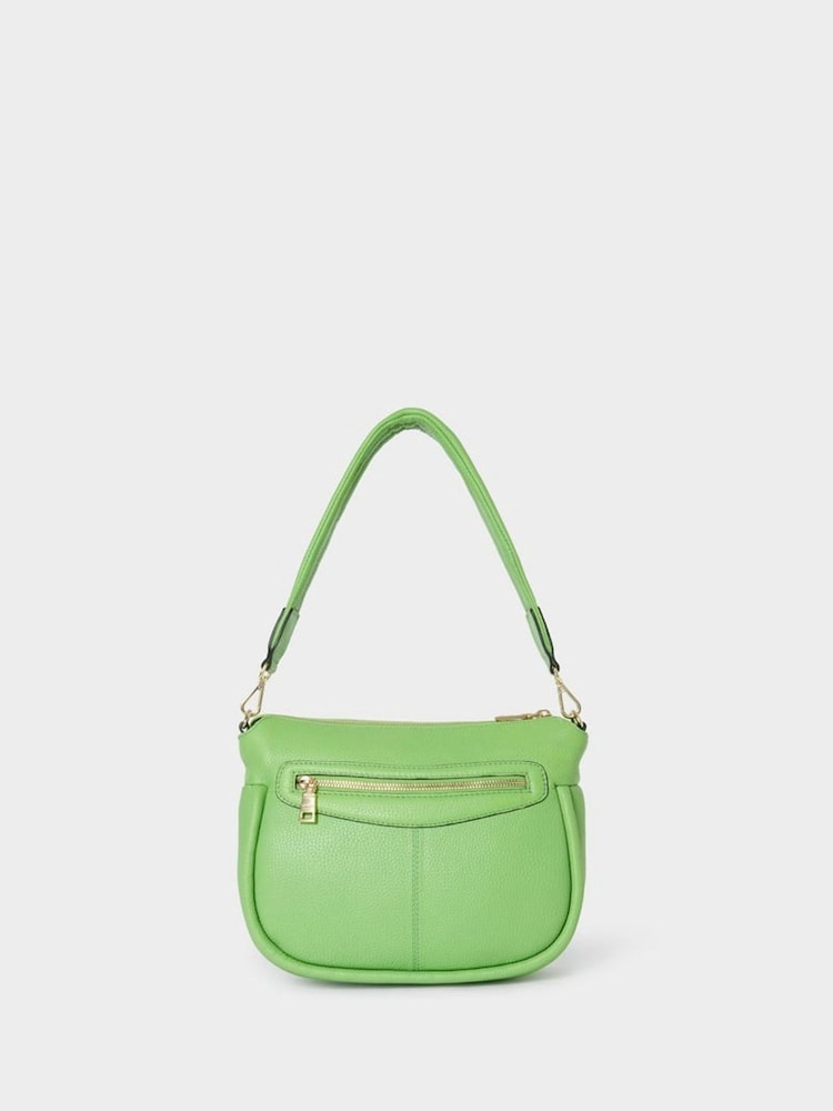 Osprey London Green The Hendrix Leather Shoulder Bag - Image 2 of 5