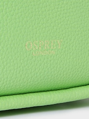 Osprey London Green The Hendrix Leather Shoulder Bag - Image 5 of 5