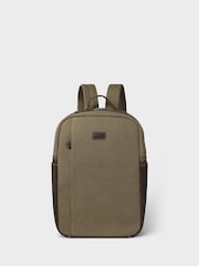 Osprey London Green The Hunter Canvas & Leather Backpack - Image 1 of 5