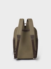 Osprey London Green The Hunter Canvas & Leather Backpack - Image 2 of 5