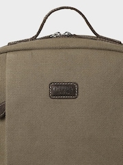 Osprey London Green The Hunter Canvas & Leather Backpack - Image 5 of 5