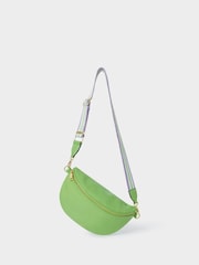 Osprey London Green The Hendrix Leather Sling Bag - Image 3 of 5