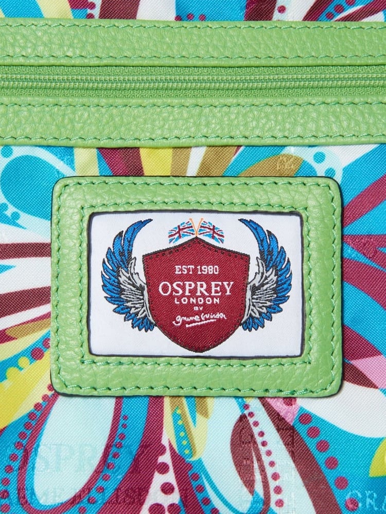 Osprey London Green The Hendrix Leather Sling Bag - Image 5 of 5