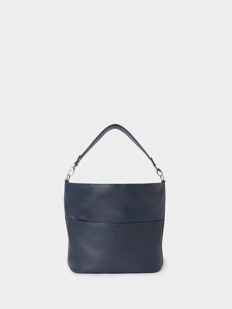 Osprey London Large Blue The Kelso Leather Hobo Bag - Imagem 2 de 5
