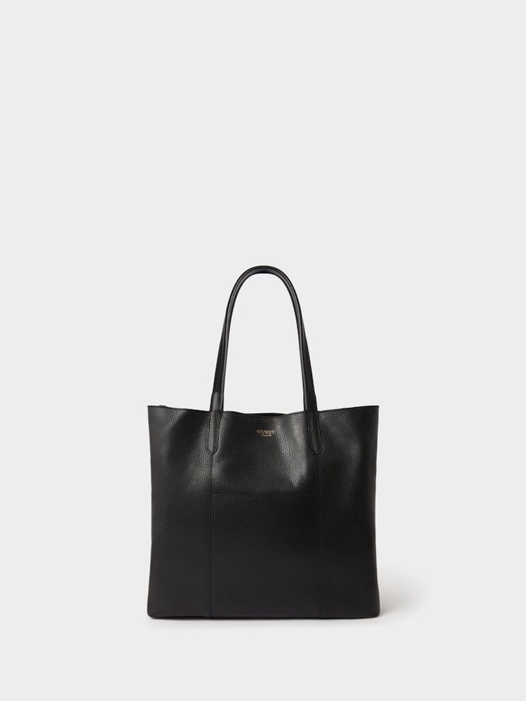 Osprey London The Notting Hill Leather Tote Black Bag - Image 1 of 5