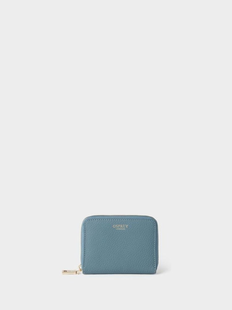Osprey London Blue The Collier Leather Zip Around Purse - Image 1 of 4