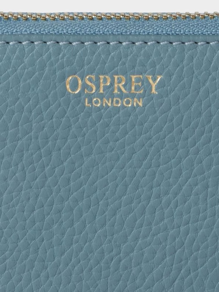 Osprey London Blue The Collier Leather Zip Around Purse - Image 4 of 4