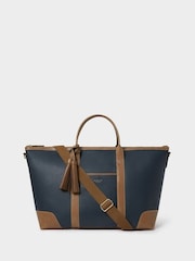 Osprey London Blue The Savanna Leather Weekender Bag - Image 1 of 5