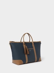 Osprey London Blue The Savanna Leather Weekender Bag - Image 3 of 5