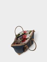Osprey London Blue The Savanna Leather Weekender Bag - Image 4 of 5