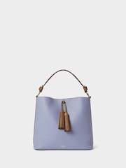 Osprey London Purple The Savanna Leather Hobo Bag - Image 1 of 5