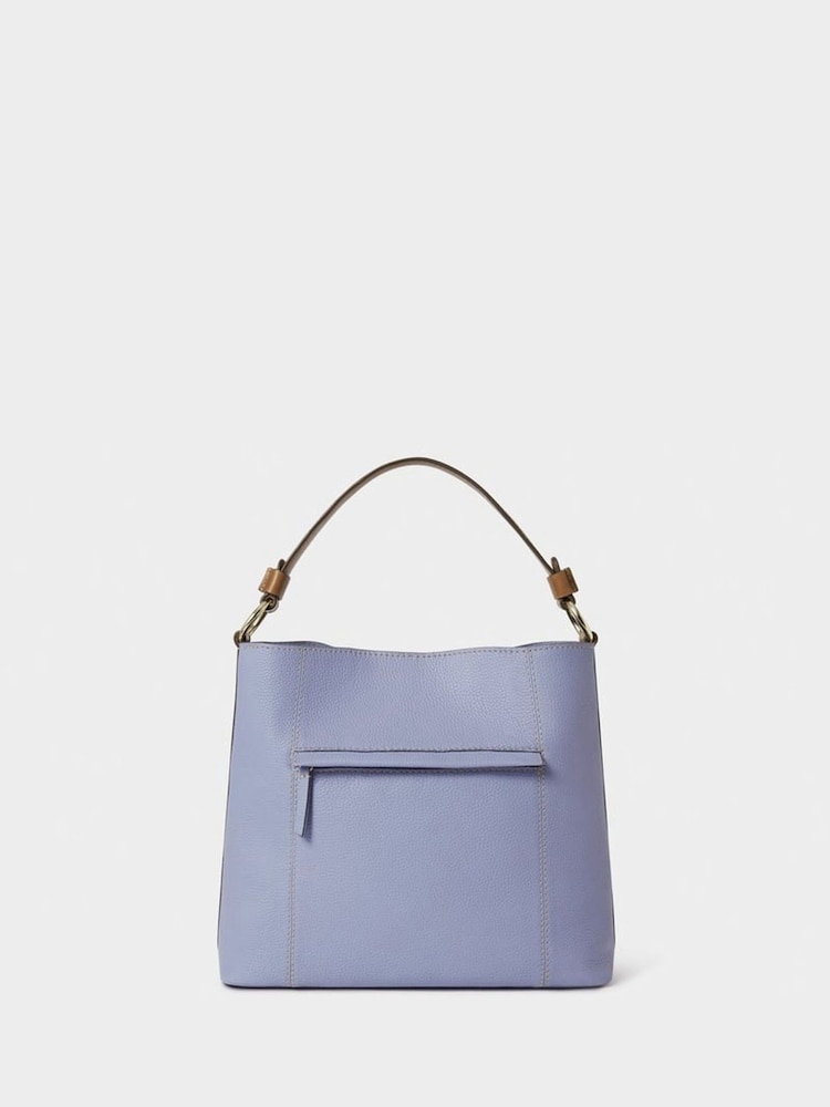 Osprey London Purple The Savanna Leather Hobo Bag - Image 2 of 5