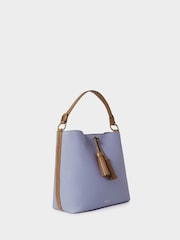 Osprey London Purple The Savanna Leather Hobo Bag - Image 3 of 5