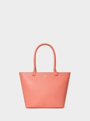 Osprey London Pink The Collier Leather Tote Bag - Image 1 of 5
