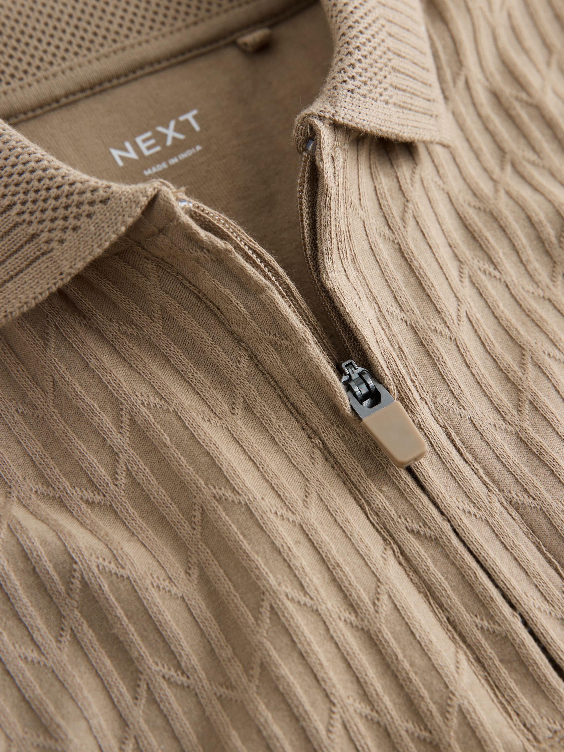 トップス STONE  19SS Cotton Jersey Polo-XL Buy Stone Textured Short Sleeve Polo Shirt (3mths-7yrs) from Next USA