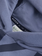 Baker by Ted Baker Blue Oversized Graphic Hoodie and Joggers Set - Image 17 of 17