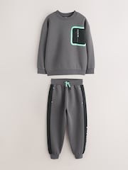 Baker by Ted Baker Oversized Pocket Sweatshirt and Joggers Set - Image 1 of 7
