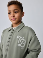 Baker by Ted Baker Green Varsity Jacket, T-Shirt and Shorts Set - Image 5 of 17