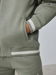 Baker by Ted Baker Green Varsity Jacket, T-Shirt and Shorts Set - Image 6 of 17