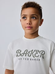 Baker by Ted Baker Green Varsity Jacket, T-Shirt and Shorts Set - Image 7 of 17