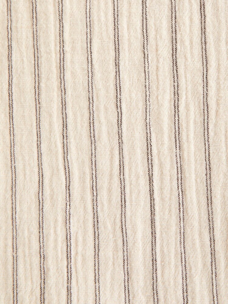 Abercrombie & Fitch Cream Short Sleeved Breezy Pop Over Shirt - Image 7 of 7