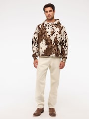 Abercrombie & Fitch Cream Essential Pony Print Hoodie - Image 4 of 6