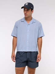 Abercrombie & Fitch Seersucker Striped Shirt - Image 1 of 6
