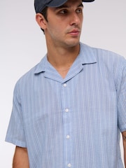 Abercrombie & Fitch Seersucker Striped Shirt - Image 4 of 6