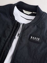 Baker by Ted Baker 3 Piece Black Gilet T-Shirt and Cargo Trousers Set - Image 5 of 11
