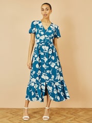 Vestido Midi com estampa Floral Yumi - Imagem 2 de 5