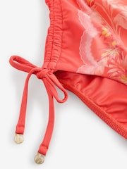 وردي مرجاني ـ بدلة سباحة باندو للتحكم في البطن بكشكشة قابلة للتعديل من B by Ted Baker - صورة 9 من 10