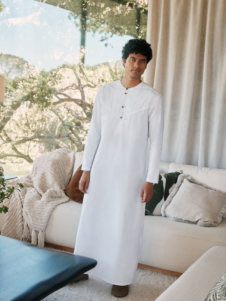Λευκό - Πουκάμισο Thobe - Εικόνα 2 του 23