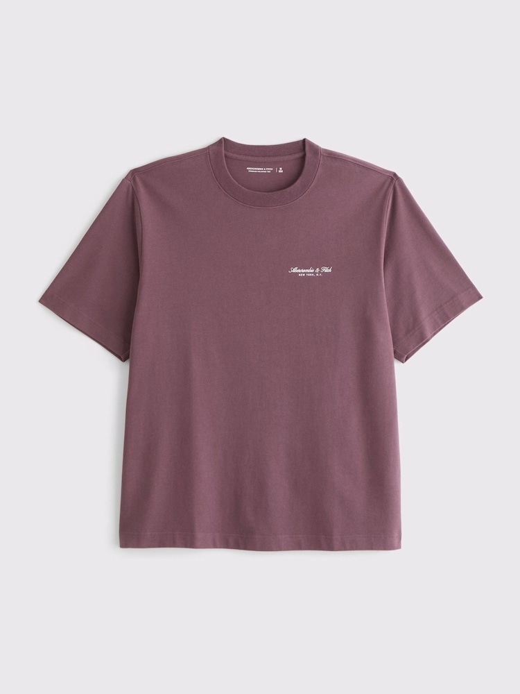Abercrombie & Fitch Logo Crew Neck T-Shirt - Image 1 of 1