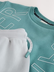 Baker by Ted Baker Oversized Graphic Sweatshirt and Shorts Set - صورة 4 من 7