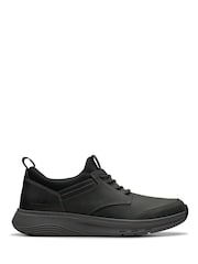 Clarks Black Motion Trek EZ Shoes - Image 1 of 7
