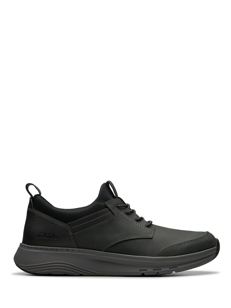 Clarks Black Motion Trek EZ Shoes - Image 1 of 7