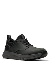 Clarks Black Motion Trek EZ Shoes - Image 3 of 7