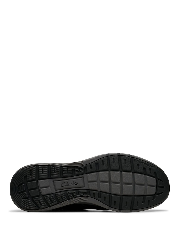 Clarks Black Motion Trek EZ Shoes - Image 7 of 7