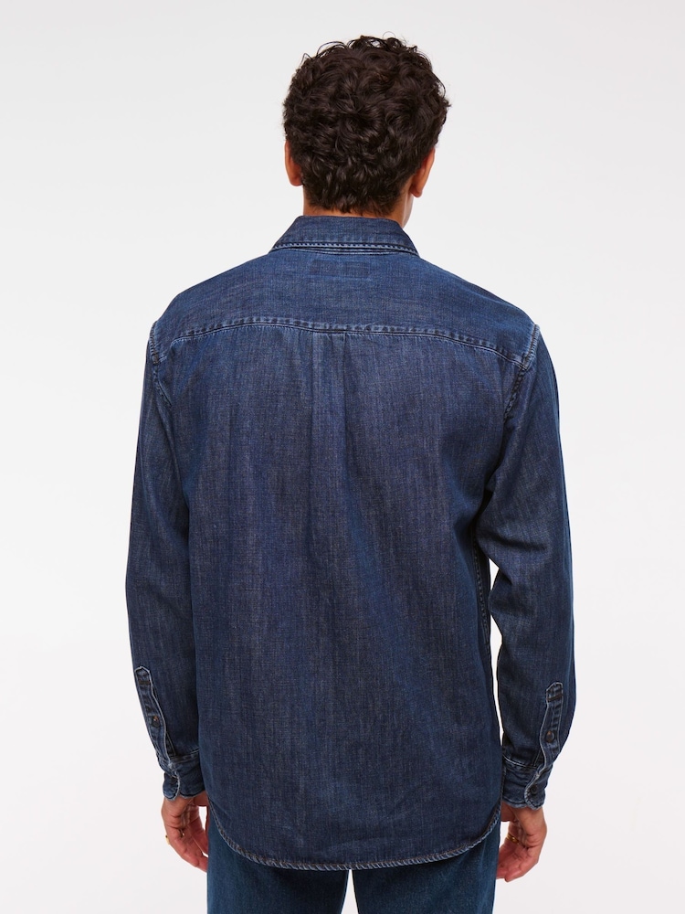 Luz azul - Abercrombie & Fitch Button-Up Shirt - Imagem 2 de 7