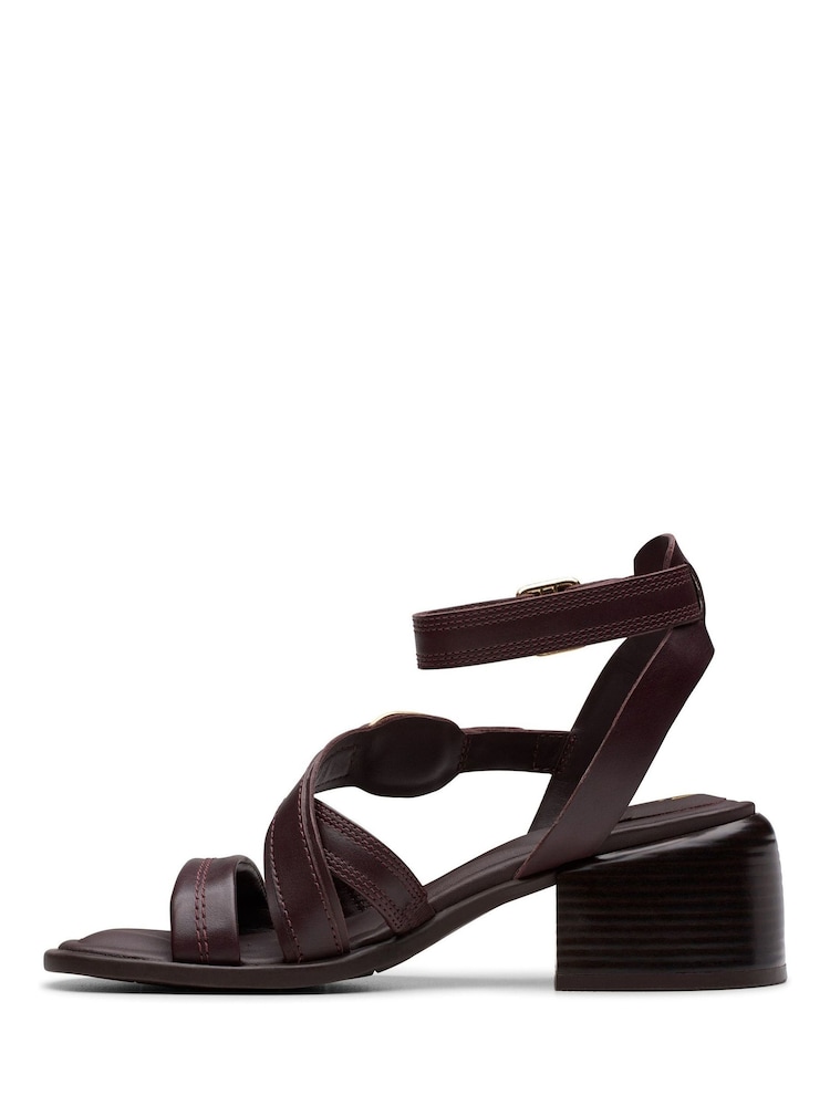 Clarks Red Morwyn Strap Sandals - Image 2 of 7