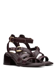 Clarks Red Morwyn Strap Sandals - Image 4 of 7