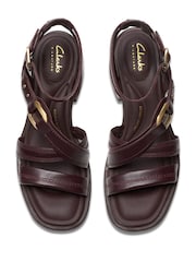 Clarks Red Morwyn Strap Sandals - Image 6 of 7