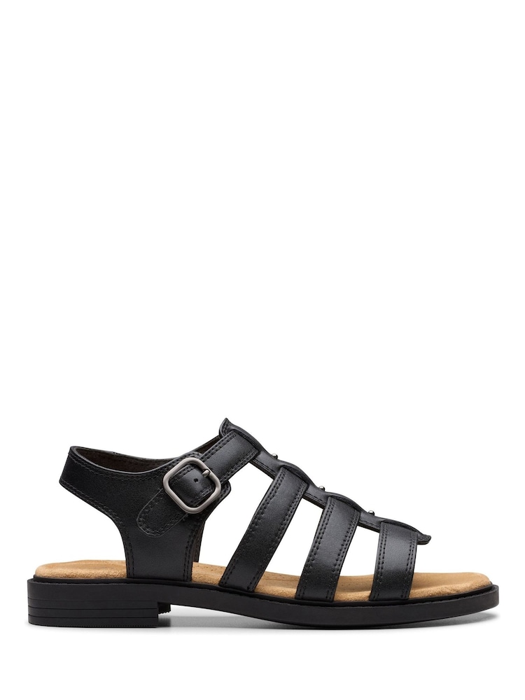 Clarks Black Trivanni Lux Sandals - Image 2 of 7