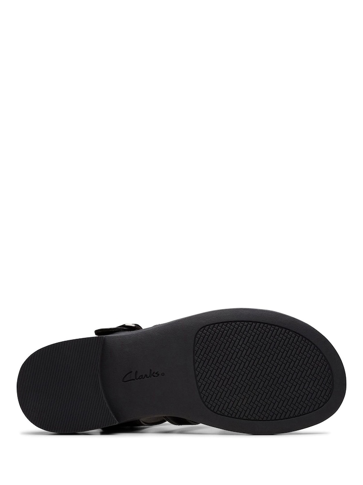 Clarks Black Trivanni Lux Sandals - Image 7 of 7