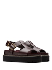 Clarks Red Orianna Sky Sandals - Image 4 of 7