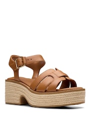 Clarks Brown Coledale Strap Sandals - Image 4 of 7