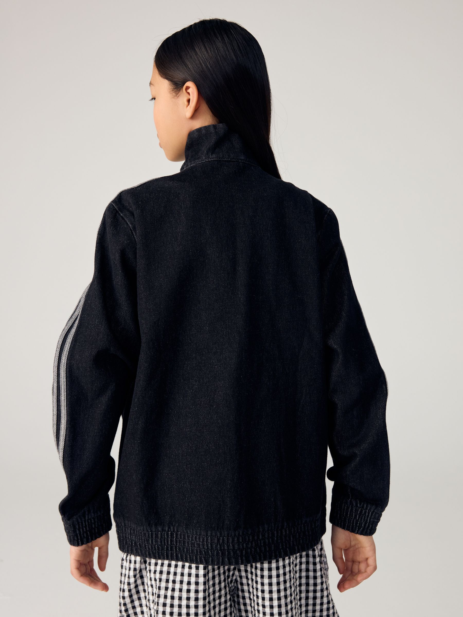 Buy adidas Originals Black Firebird Denim Jacket from Next USA
