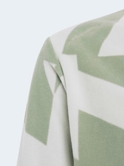 adidas Green Zip Up Terrex Printed Fleece - Image 10 of 10