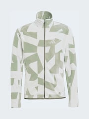 adidas Green Zip Up Terrex Printed Fleece - Image 6 of 10